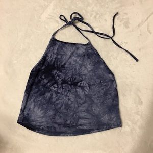 Tie dye halter crop top! 🧜‍♀️